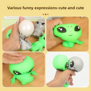 Juguete de Peluche de PVC y TRP con Forma de Extraterrestre Pequeño, Creativo y Simulador, para Niños, 12*7cm - Product Image 2
