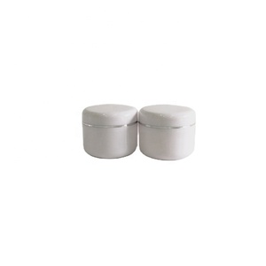 ready to ship 50ml jar spot wholesale 50ml white plastic jar for cosmetic packaging with white cap small capacity jar packaging