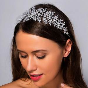 Épingles à cheveux pour mariée, serre-tête en alliage de Zircon, accessoires de cheveux de mariage de luxe - Product Image 2