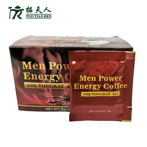 Tuotianren Offre Spéciale Noir Maca Latte Café Homme Produit de Soin Maca Energy Coffee