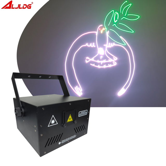 Factory 10W RGB Animation Laser Projector, Stage Pattern Laser Light, Suitable for Party Rental, Disco Halls, and Bars