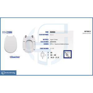 Gravena Vaso Rhonda - Funda para Asiento de Inodoro, Producto Premium Copriwater - Product Image 2