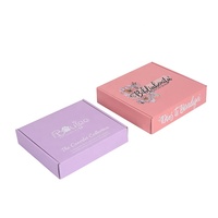 Vente en gros personnalisé imprimé rose personnalisé abonnement Mailer boîtes en papier d'expédition emballage cadeau d'expédition boîte postale en carton