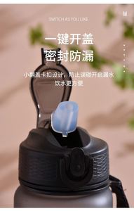 Custom 32oz/1000ml BPA-Free Tritan Sports <b>Water</b> <b>Bottle</b> <b>Time</b> Marker New Trend Minimalist Design Logo Motivational 1L Plastic - Product Image 6