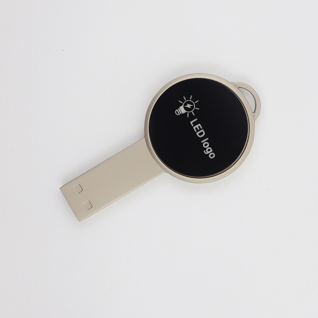 Super Speed 3.0 2.0 USB Flash Drive 1GB 2GB 4GB 8GB USB Stick 16GB 32GB 64GB 128GB Light up Logo Metal Flash Memory Pen Drive