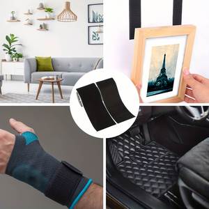 Dây đai dính hai mặt bằng nylon polyester, có móc và vòng, chất liệu silicon - Product Image 4