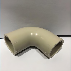 Bán kính dài ổ cắm phụ kiện đường ống Hàn 90 độ khuỷu tay với xử lý bề mặt mịn Vật liệu pph - Product Image 2