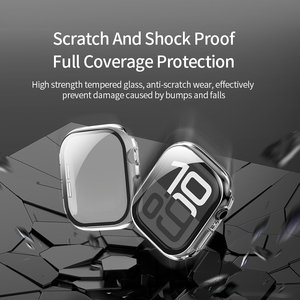 Ốp lưng bảo vệ toàn diện cứng cáp bằng nhựa PC, kèm miếng dán cường lực bảo vệ màn hình HD dành cho <span class=keywords><strong>Apple</strong></span> Watch Series 10 42mm 46mm - Product Image 4