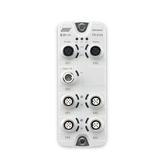 4-Port IO-Link Master with Profinet and EtherNet/IP Industrial Hygienic ...