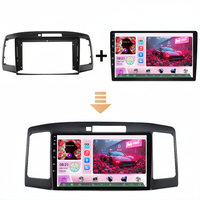 Pantalla Android de 9 Pulgadas para Auto con Qualcomm, Compatible con Control del Volante, WiFi, Bluetooth, Cámara, Reproductor de DVD para Toyota Allion 2001-2007