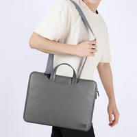 Sac à bandoulière en cuir PU pour ordinateur portable 15,6 pouces hp