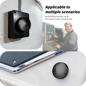 Mushroom <b>Push</b> <b>Button</b> <b>Switch</b> Combines Metal Body Momentary Action And Multiple Sizes For Various Needs - Product Image 4