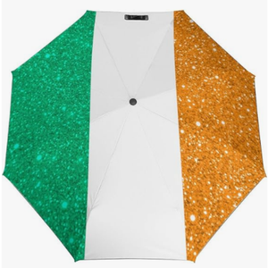Parapluie pliant automatique de haute qualité, motif drapeau multicolore à thème international, série classique, design compact et élégant - Product Image 3