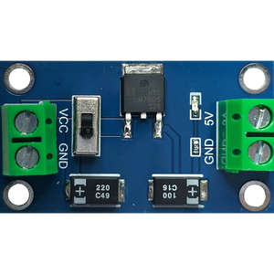 Module d'alimentation DC 7-15V à 5V, régulateur linéaire LM7805, sortie 1A avec interrupteur, bornier à vis MLS7805-01 pour Arduino - Product Image 5