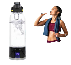 Bouteille d'eau hydrogénée en acier inoxydable personnalisée 1001-2000PPB 1000ML, générateur d'eau hydrogénée alimenté par USB, portable, pour la maison, la voiture et les camping-cars - Product Image 1