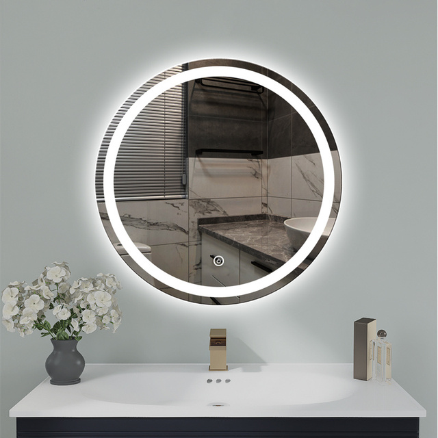 Factory Bathroom Led Smart Around Mirror with Touch Switch for Personal Home Use