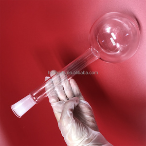 500ml Clear <strong>Round</strong> Bottom Long Neck <strong>Quartz</strong> Glass <strong>Flask</strong> - Product Image 1