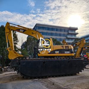 Excavadora Anfibia Cat320D Usada de Alta Calidad, 20 Toneladas, 95% Nueva, Motor y Bomba Originales de Segunda Mano en Venta a Bajo Precio - Product Image 5