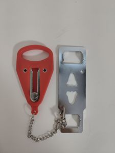 ตัวล็อคประตูแบบพกพา ไม่ต้องเจาะ ใช้งานง่าย สำหรับเพิ่มความปลอดภัยในห้องพักโรงแรม ถอดออกได้เพื่อความปลอดภัยในการเดินทาง - Product Image 4