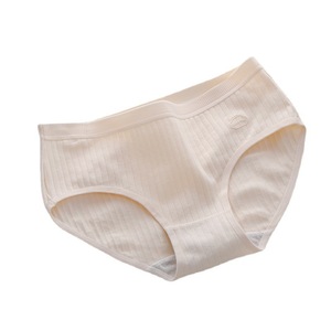 Braguitas de Algodón para Mujer, Cintura Media, Color Sólido, Transpirables, Cómodas, Ropa Interior Diaria - Product Image 5