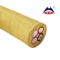 Câble flexible blindé en caoutchouc renforcé tressé pour machine minière MCPJB, certifié MA, 3+1+3+3 conducteurs en cuivre