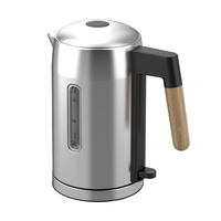 Hervidor de Agua Eléctrico Térmico de Acero Inoxidable de 1.7L para Cocina, Electrodomésticos para el Hogar Hotsy