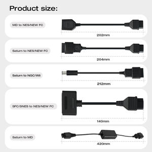 Convertidor de controlador SS a MD para consola de juegos <span class=keywords><strong>SEGA</strong></span> <span class=keywords><strong>Mega</strong></span> <span class=keywords><strong>Drive</strong></span>/Genesis, compatible con modo de disparo rápido, interruptor de <span class=keywords><strong>3</strong></span> botones/6 botones - Product Image 6