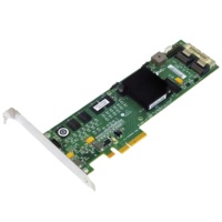 Carte de contrôle LSI00141 Interface PCI-E1.0 X4 Cache 256 Mo 8 ports internes Puce LSISAS1078 3 Gb/s SAS/SATA 8708ELP