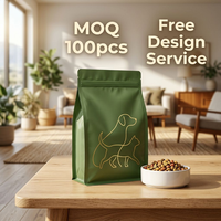 YOUYI Sachet Doypack Anti-Perforation de Qualité Alimentaire avec Fermeture Zip Refermable pour Aliments pour Chiens 1kg 2kg 5kg Impression OEM