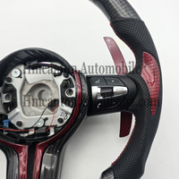 Produits populaires cuir perforé LED fibre de carbone pour BMW 3 5 série M3 M5 F10 F15 F20 F22 F30 F32 F80 F90 volant de voiture