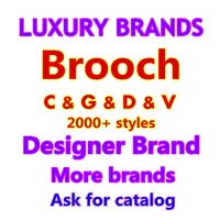 Luxury Brooches Women Brand C  Fashion Luxury Brand Brooch