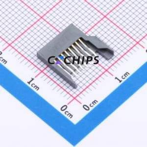 M6021-01 SD Card / Memory Card Connector SMD Connector ( Card Type: MicroSD Card (TF Card) )( Body Max Height: 2mm ) - Product Image 1