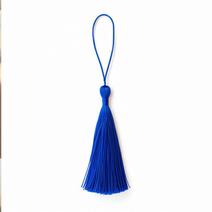 Ilan Flecose - Borlas Azules de 8 cm, Paquete de 6 Unidades, para Decoración - Product Image 2