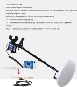 <span class=keywords><strong>Detector</strong></span> de Ouro Digital Automático GDX8000, Localizador de Metais Industrial, Caçador de Tesouros - Product Image 4