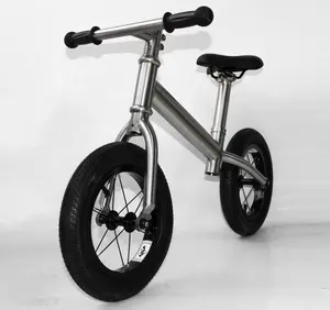 المهنية سبائك التيتانيوم إطار ل 2 عجلة الأطفال s الدراجة لا دواسة المشي طفل موازنة الدراجة