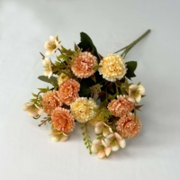Vintage-Dahlien-Simulationsstrauß, Pfingstrosen-Seidenblumen, geeignet für Hochzeiten, Heim- und Küchendekoration