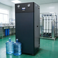 Purificador de Agua EDI de Doble Ósmosis Inversa de 400 GPD con Bomba y PLC para Pequeñas y Medianas Empresas, Control Totalmente Automatizado, Certificado CE, Filtro de 20 Pulgadas