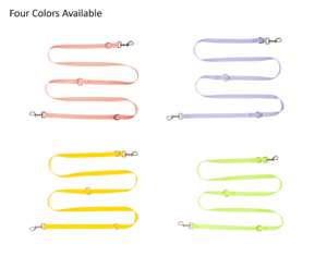 Dual-<b>Headed</b> PVC Dog Leash Waterproof Fashionable Modern Luxury <b>Style</b> Solid Pattern Durable Soft Pet Accessory Wholesale OEM ODM - Product Image 4