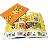 Cuaderno de Colorear Educativo Personalizado con Impresión a Color para Bebés, Niños de Jardín de Infancia y Primaria, Material de Papel con Tapa Blanda