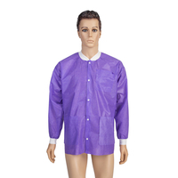 Blouses de laboratoire jetables SMS PP de haute qualité en gros pour usine, gowns d'isolement