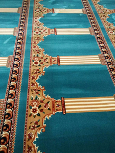 Alfombra <span class=keywords><strong>de</strong></span> Oración <span class=keywords><strong>de</strong></span> Pared a Pared 100% Nailon, Alfombra Impresa para Adoración - Product Image 3