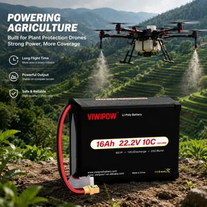 Bateria de Grau Industrial 6S 22.2V 16Ah 10C de Longa Duração para Drone Agrícola de Pulverização - Product Image 2