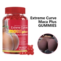 Gummies Maca Plus Courbes Extrêmes, Compléments Alimentaires pour le Rehaussement des Hanches pour Adultes, 60 Gummies - Meilleures Ventes