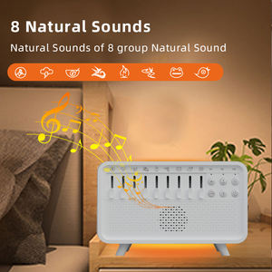 Machine à <span class=keywords><strong>bruit</strong></span> blanc électronique avec simulation de flamme et <span class=keywords><strong>bruit</strong></span> blanc, et haut-parleur Bluetooth, pour le sommeil - Product Image 2