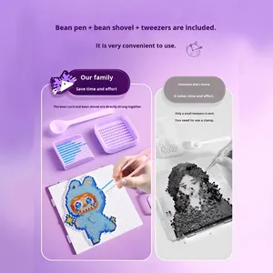 ชุดลูกปัดเพอร์เลอร์ วัสดุพลาสติก ชุดเต็ม ของเล่นเสริมพัฒนาการเด็ก DIY 3 มิติ ขนาด <span class=keywords><strong>2</strong></span>.6 มม. ชุดลูกปัดฟิวชั่น สำหรับเด็กอายุ 7-14 ปี - Product Image 3