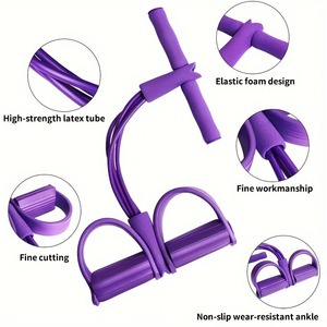 Ejercicio de Yoga Stron Estiramiento Sentadillas Asistente Resistencia Cuerda de tracción para Abdomen Cintura Brazo Pierna Adelgazamiento Entrenamiento Gimnasio en casa Uso - Product Image 2