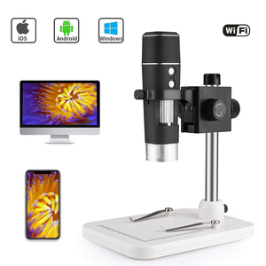 Microscopio estéreo inalámbrico con cámara de reparación de PCB para teléfono inteligente, vídeo HD de 2MP, USB, WiFi <span class=keywords><strong>digital</strong></span> - Product Image 1