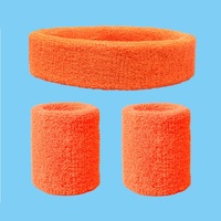 Ensemble de bandeaux élastiques en tissu éponge pour hommes, rayés, brodés, avec logo, pour le tennis et le sport
