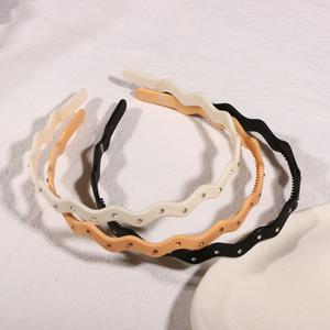 ईवू थोक सस्ती कीमत बाल होप्स गैंडे महिलाओं के लिए मैट हेयरबैंड रंगीन एंटी स्लिप हेड बैंड - Product Image 1