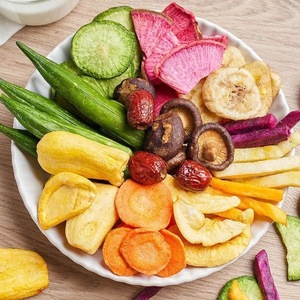 Chips Crujientes de Frutas y Verduras Orgánicas Mixtas, Sabor Original, <span class=keywords><strong>Snacks</strong></span> Crujientes en Rodajas, Frutas y Verduras Variadas, 55g - Product Image 3